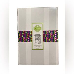 Scentsy Fabulous Feathers Full Size Wax Warmer NEW IN BOX